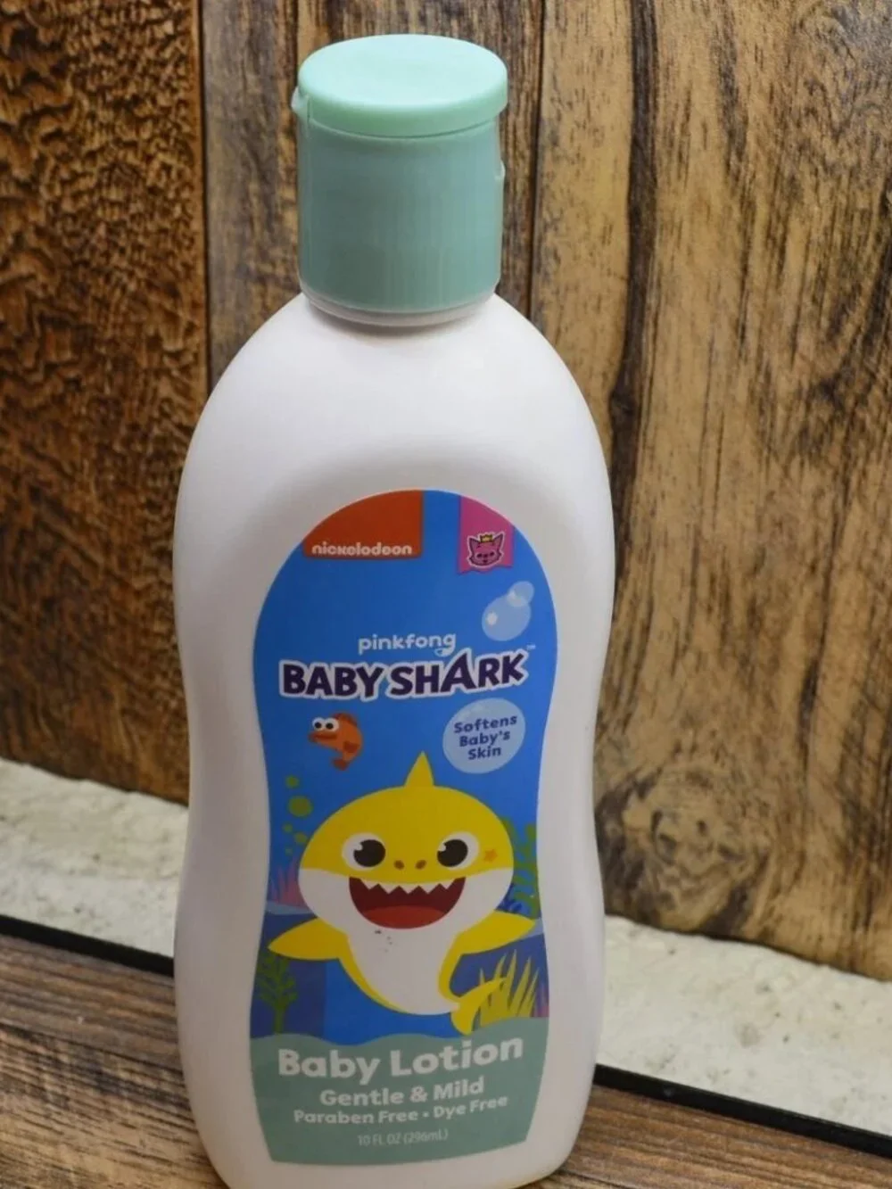 NWOT Nickelodeon Baby Shark 3pc Baby Bath Set